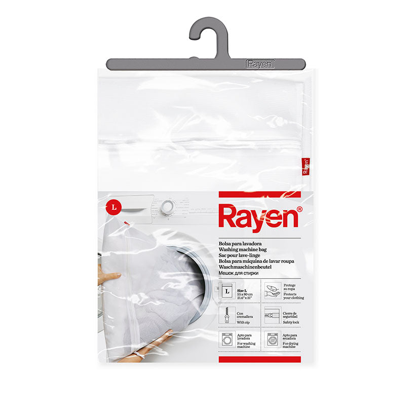 Bolsa para lavadora Rayen talla L 55x80cm con cierre de seguridad