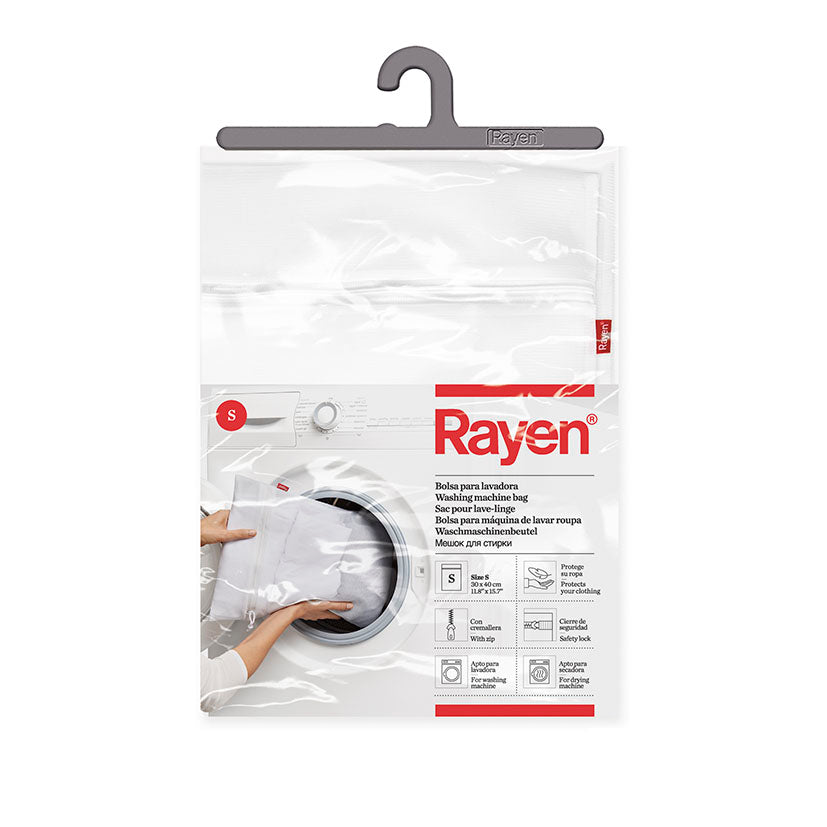 Bolsa protectora Rayen talla S 40x30cm apta para lavadora y secadora