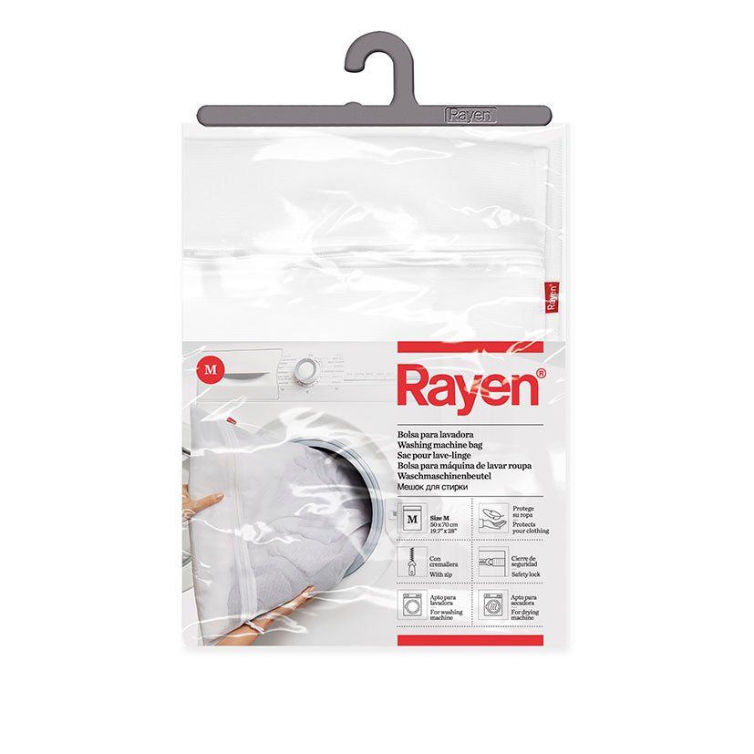 Bolsa de red Rayen talla M 50x70cm para protección de ropa delicada