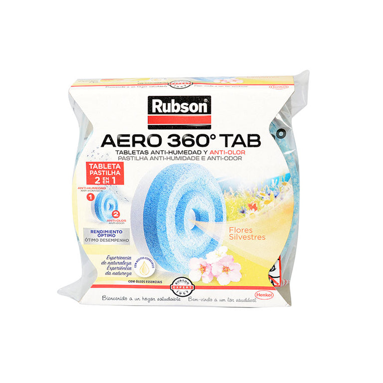 Pack recambio Rubson Aero 360 Tab 2 en 1 aroma Flores Silvestres 450g