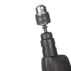 Adaptador SDS Plus RATIO montado y listo para usar en el cabezal de un taladro profesional.