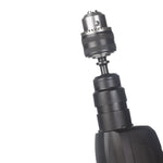 Adaptador SDS Plus RATIO montado y listo para usar en el cabezal de un taladro profesional.