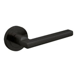 Manilla de diseño minimalista con roseta circular Jandel SV-200 negro mate