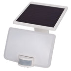 Foco solar LED DUOLEC Luna blanco con panel solar integrado y sensor PIR