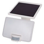 Foco solar LED DUOLEC Luna blanco con panel solar integrado y sensor PIR