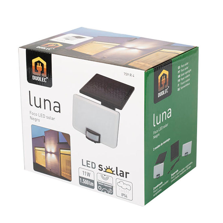 Foco Solar Led Duolec Luna Duolec — Lámparas Exterior
