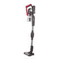 Aspirador escoba sin cable HABITEX VC95218P con tubo articulado y diseño ergonómico en rojo y negro.