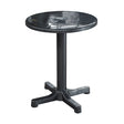 Mesa de Resina Redonda ø 60 cm para Balcón y Jardín
