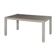 Mesa de Jardín Resina Taupé 150x90 cm