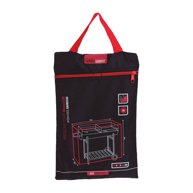 Funda para barbacoa pequeña ProGarden 82x62x50 cm con cierre de cremallera