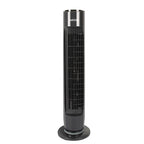 Ventilador de torre Habitex VT50 color negro diseño vertical elegante 78 cm altura