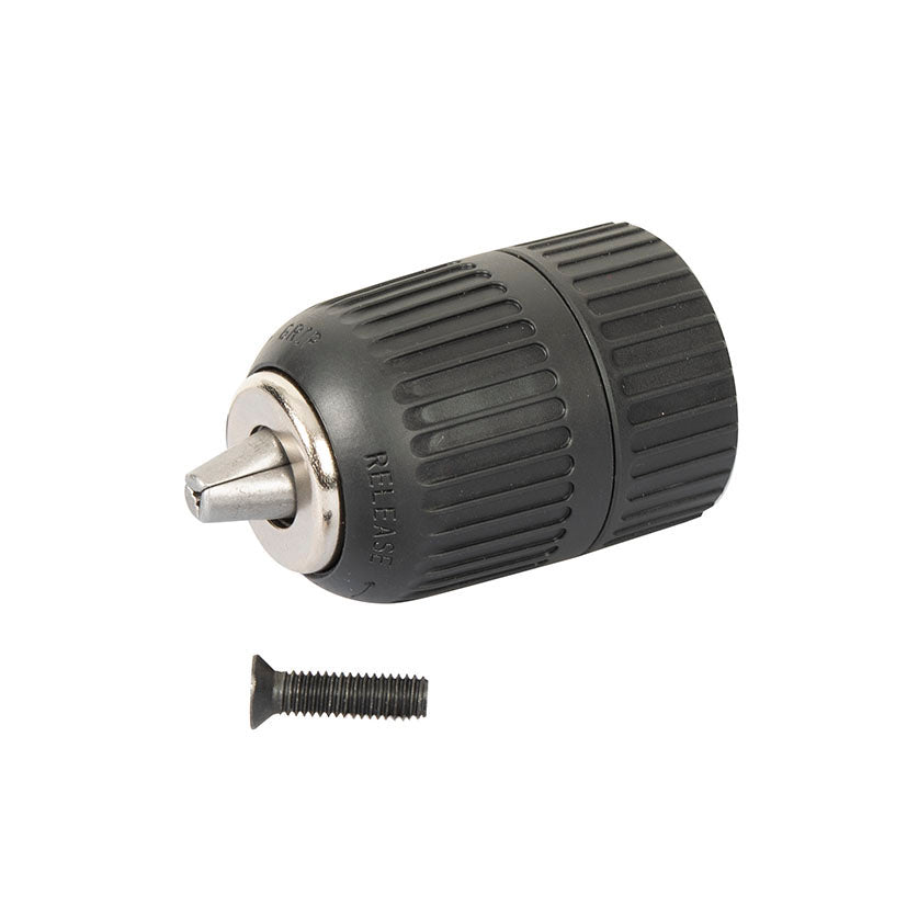 Portabrocas automático RATIO 6211 de 2-13mm con tornillo de fijación negro