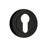 Bocallave circular Jandel EQ 285 acabado negro mate para cilindro tipo euro