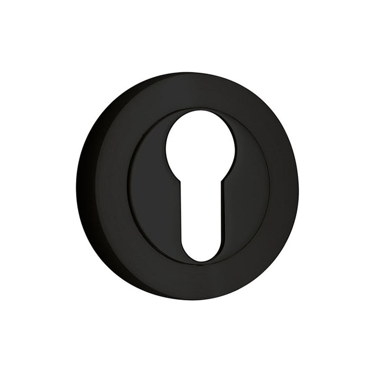Bocallave circular Jandel EQ 285 acabado negro mate para cilindro tipo euro