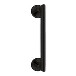 Manillón tirador vertical Jandel SV-M200 con fijación por rosetas negro mate