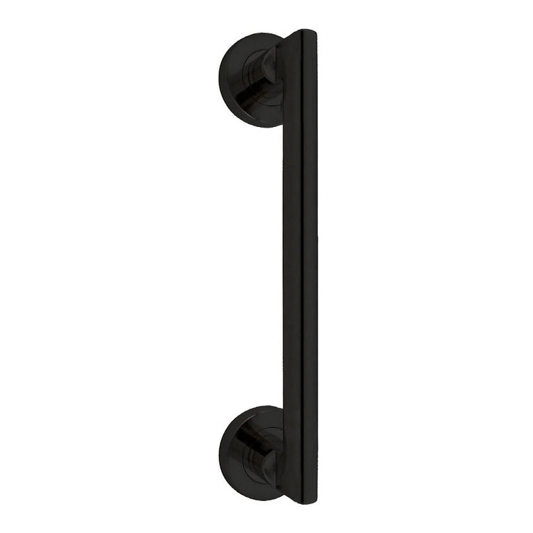 Manillón tirador vertical Jandel SV-M200 con fijación por rosetas negro mate