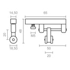 Polea Corredera Pérgola Micel Tld21 Micel — Parasoles y Pérgolas