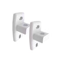 Juego de dos soportes de pared para brazo de toldo MICEL TLD02 en aluminio blanco.