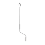 Manivela para toldo MICEL TLD06 de acero blanco con gancho superior