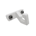 Gancho final para toldo MICEL TLD11 en nylon blanco con tornillos de fijación Allen