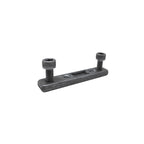 Regleta pletina MICEL TLD25 de zamak con tornillos Allen M6 para perfil de carga de toldo.