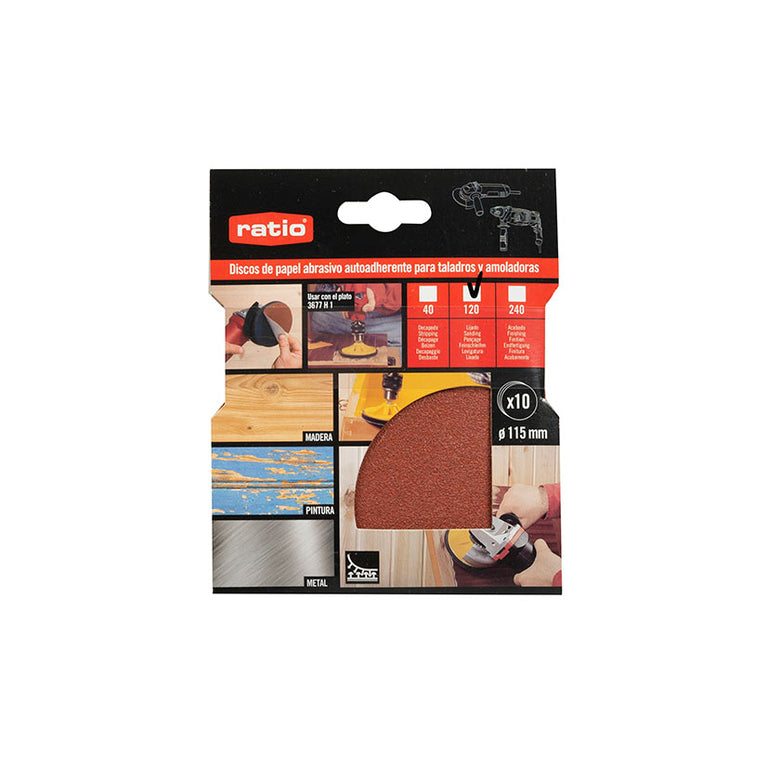 3632. Ø 115 Mm. Usar con el Plato Lijador 3677h1. Ratio — Discos Abrasivos y de Pulir