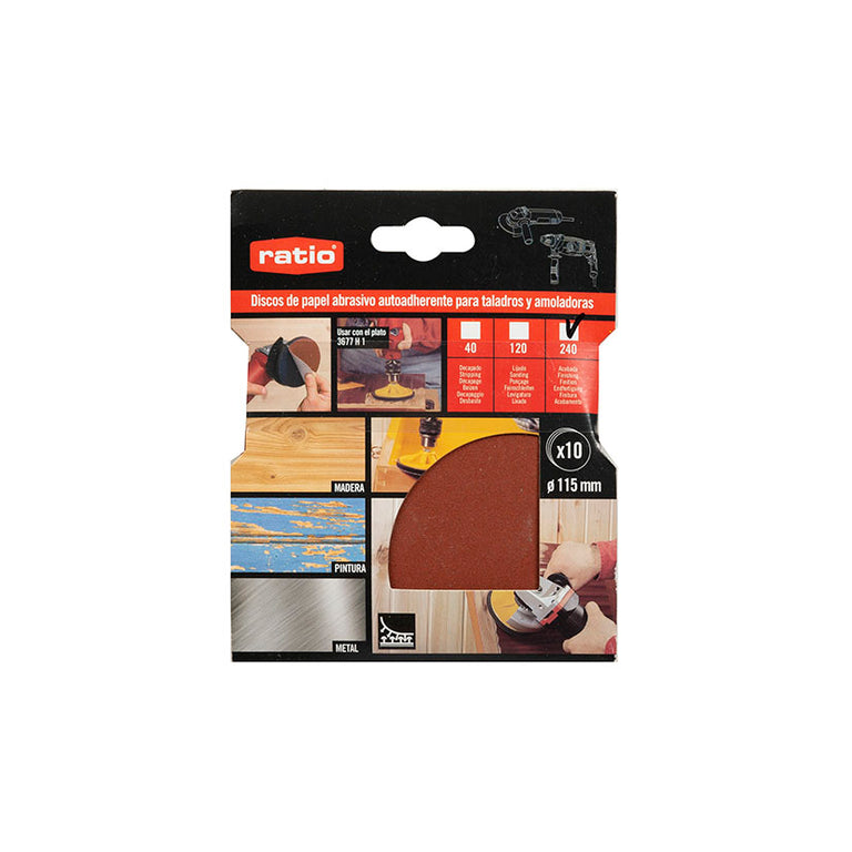 3632. Ø 115 Mm. Usar con el Plato Lijador 3677h1. Ratio — Discos Abrasivos y de Pulir