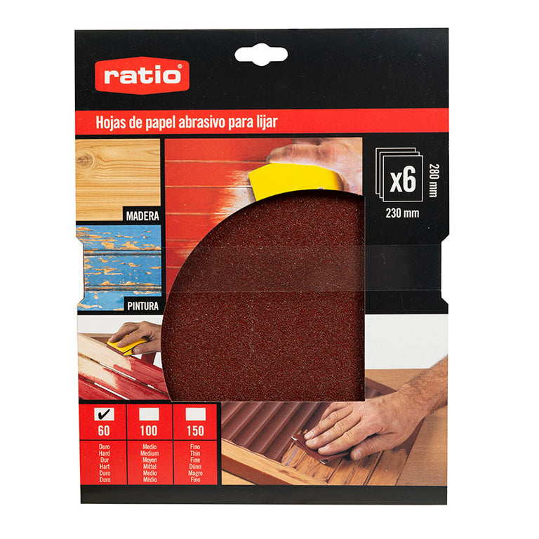 Papel de Lija Ratio 3634 Ratio — Abrasivos Manuales