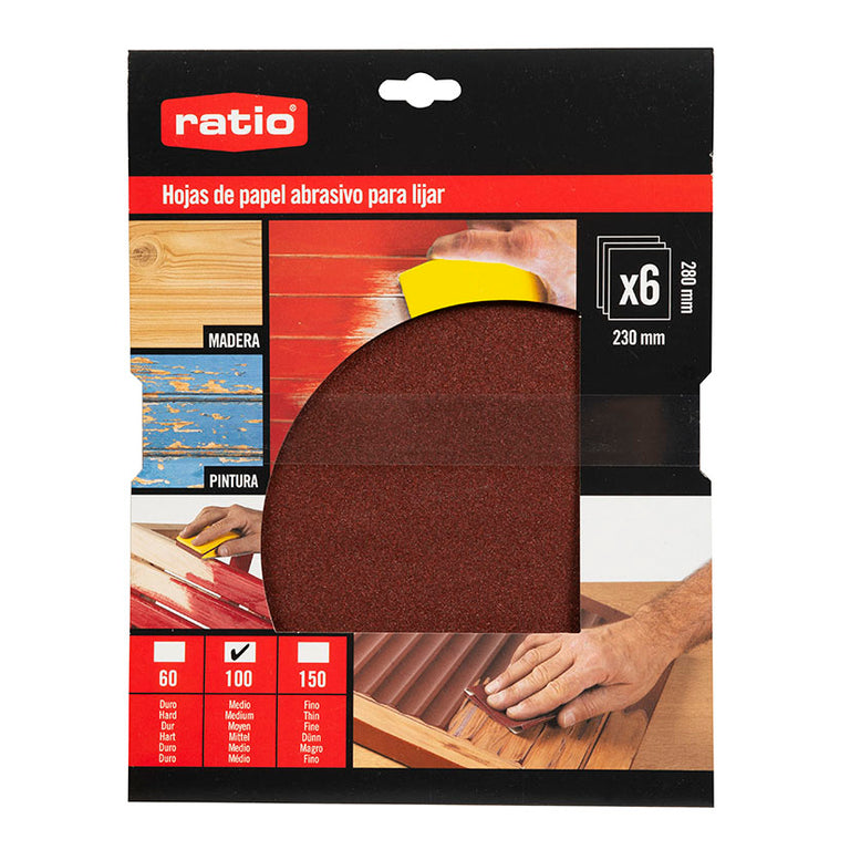 Papel de Lija Ratio 3634 Ratio — Abrasivos Manuales
