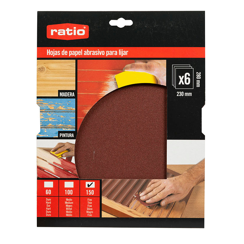Papel de Lija Ratio 3634 Ratio — Abrasivos Manuales