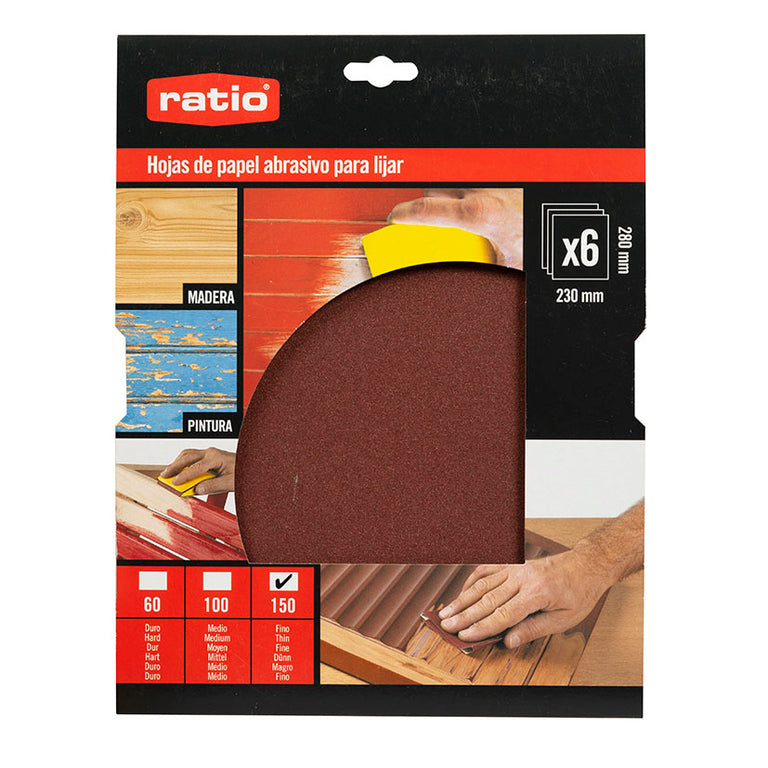 Papel de Lija Ratio 3634 Ratio — Abrasivos Manuales