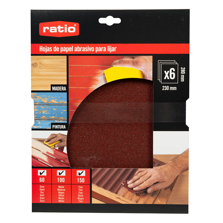 Papel de Lija Ratio 3634 Ratio — Abrasivos Manuales