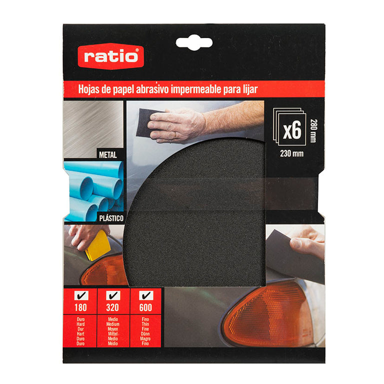 Papel Abrasivo Impermeable Ratio 3635 Ratio — Abrasivos Manuales