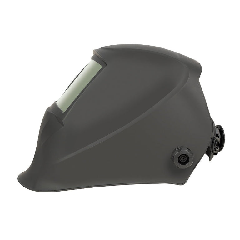 Pantalla de soldadura RATIO R103-HD acabado mate vista de perfil ergonómico