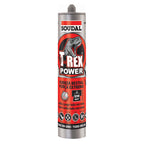 Cartucho adhesivo de montaje Soudal T-Rex Power blanco 290ml agarre inmediato