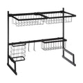 Organizador de fregadero 5FIVE Mayaj completo en metal negro con estantes y ganchos