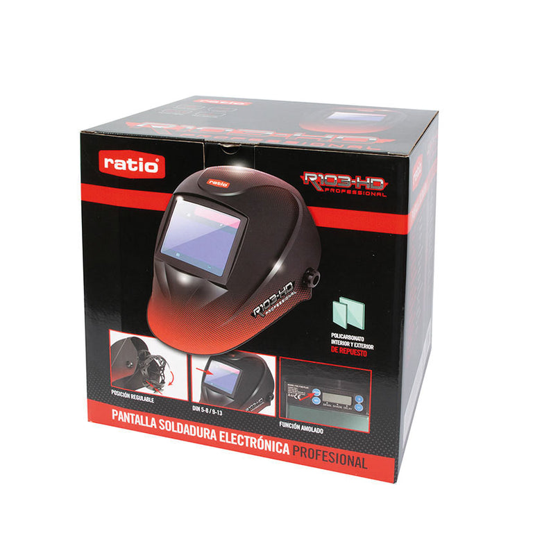 Pantalla Electrónica Soldadura Ratio R103-hd Ratio — Pantallas Soldadura