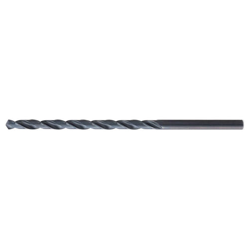 Broca para metal serie larga RATIO 6298 en acero rápido HSS con acabado pavonado.