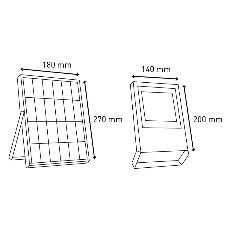 Foco Solar Led Duolec Mercurio Duolec — Lámparas Exterior