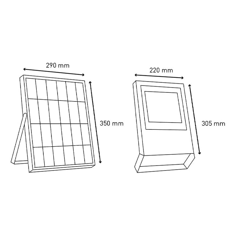 Foco Solar Led Duolec Mercurio Duolec — Lámparas Exterior