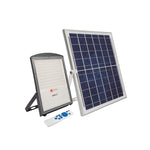 Conjunto de proyector solar LED Mercurio, panel fotovoltaico y mando