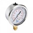 Manómetro Glicerina MT DN63 Inox 1/4" Conexión Inferior
