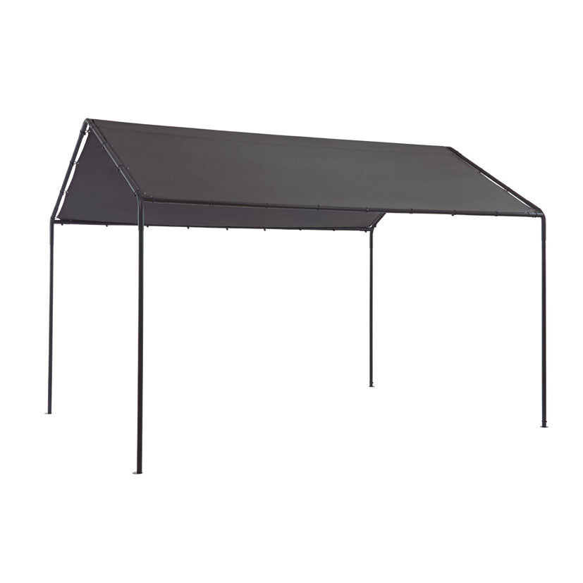 Carpa exterior 3x4m antracita ideal para sombra en eventos o garaje abierto