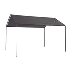 Carpa exterior 3x4m antracita ideal para sombra en eventos o garaje abierto