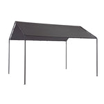 Carpa exterior 3x4m antracita ideal para sombra en eventos o garaje abierto