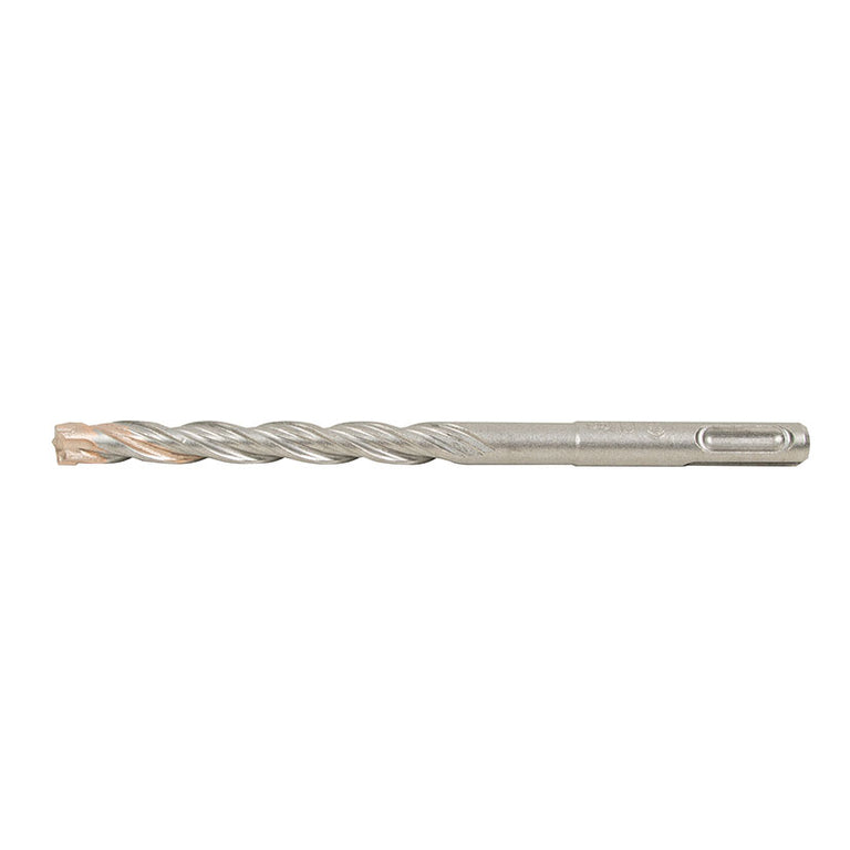 Detalle de broca SDS Plus Trijet RATIO con punta de carburo multicorte