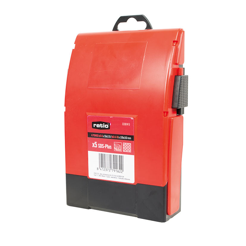 Set 4 Brocas Piedra Sds-plus Ratio 4 Power Ratio — Brocas