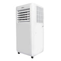 Aire acondicionado portátil Habitex AC7000 blanco con rejillas frontales y ruedas de transporte