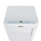 Panel de control digital superior del aire acondicionado Habitex AC7000 con botones táctiles