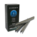 Caja de 2000 grapas Clavex Serie 36 para cables y tiras de grapas de acero galvanizado con punta divergente.